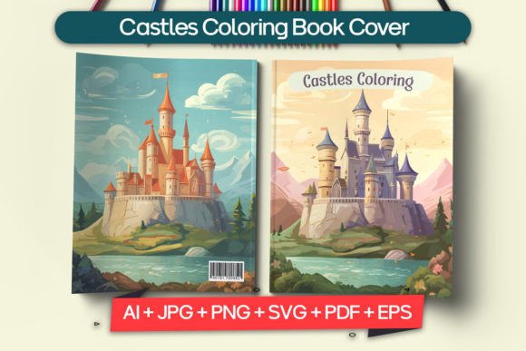 Castles Coloring Book Cover