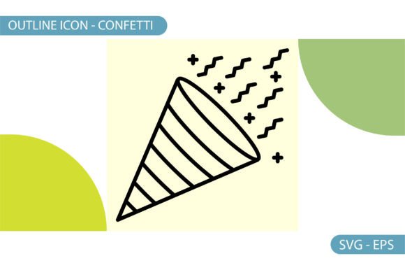 Confetti Icon: Graphics for Freebies