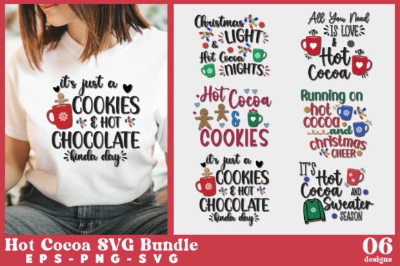 Free Hot Cocoa SVG Bundle: Graphics for Crafts and Marketing