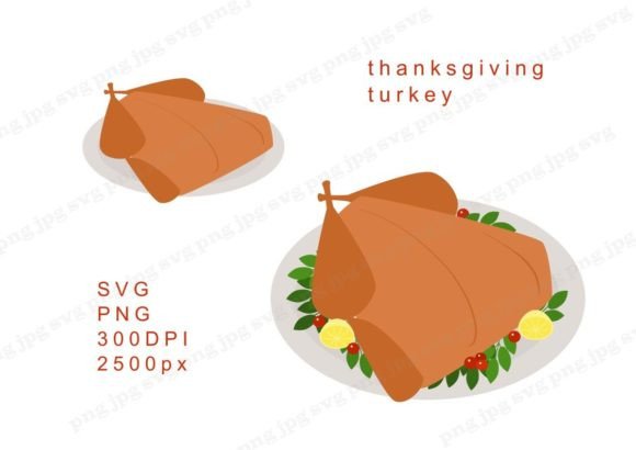 Thanksgiving Turkey Plate Graphics