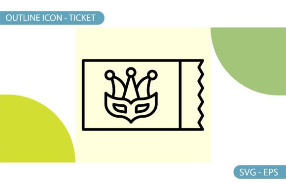 Ticket Icon: Graphics for Freebies and Crafting